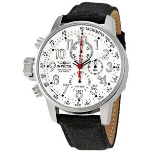 NWT Authentic Invicta Lefty Force Chronograph White Dial Men's Watch